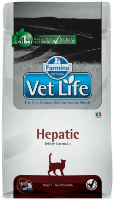 Farmina Vet Life Hepatic для взрослых кошек при заболеваниях печени